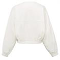 Yaya Woven cropped bomber Wit