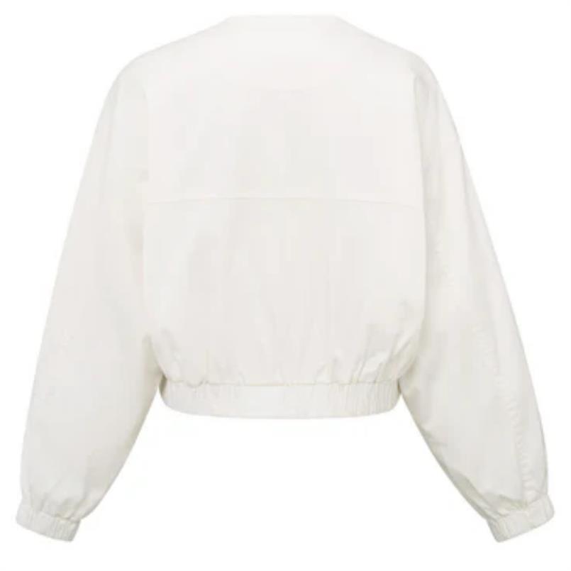 Yaya Woven cropped bomber Wit