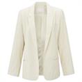 Yaya Woven loose fit blazer Zand