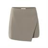 Yaya Woven mini skort Taupe