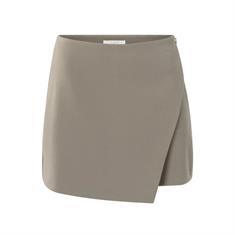 Yaya Woven mini skort Taupe
