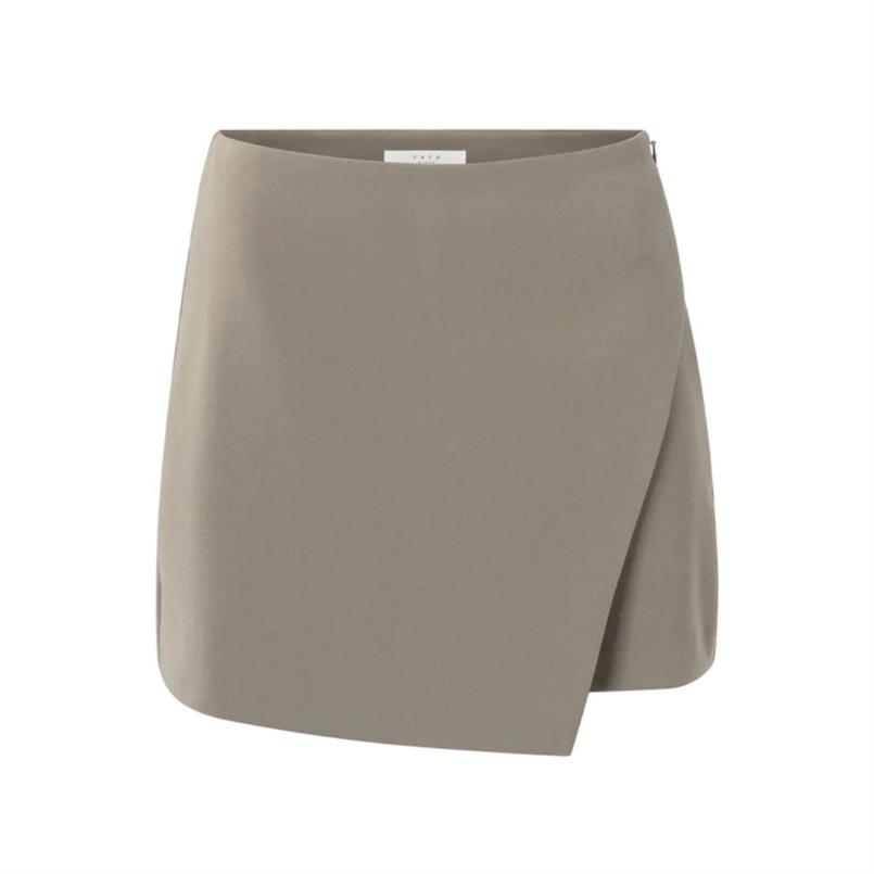 Yaya Woven mini skort Taupe