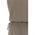 Yaya Woven sleeveless jumpsuit Taupe