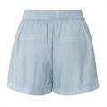 Yaya Woven structured short Lichtblauw