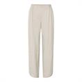 Yaya Woven structured trousers Beige