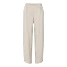 Yaya Woven structured trousers Beige