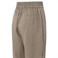 Yaya Woven structured trousers Bruin
