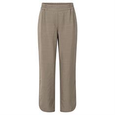 Yaya Woven structured trousers Bruin