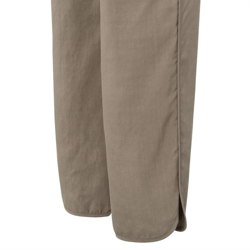Yaya Woven structured trousers Bruin