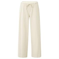 Yaya Woven wide leg trousers Zand