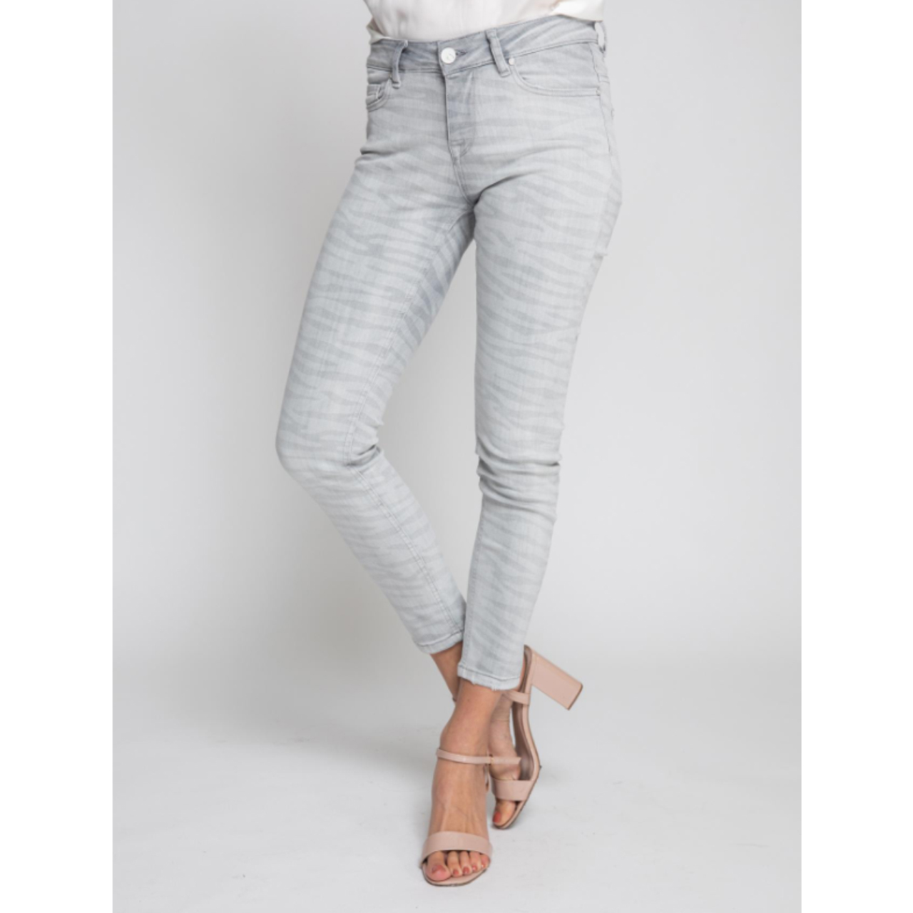 Mens Voor type kast Zhrill W1175 kela grey Grijs - Jeans - Dames - Irma Mode