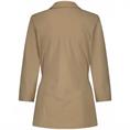 Zip73 Blazer drawstring pinstripe Camel