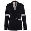 Zip73 Blazer zippers mesh black Zwart
