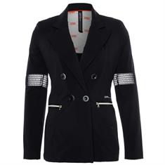 Zip73 Blazer zippers mesh black Zwart