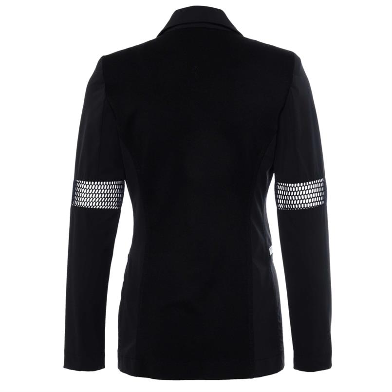 Zip73 Blazer zippers mesh black Zwart