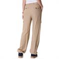 Zip73 Cargo wide leg pinstripe Camel