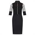 Zip73 Dress mesh black Zwart