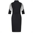 Zip73 Dress mesh black Zwart