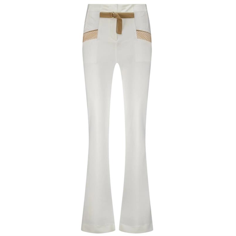 Zip73 Flair buckle mesh off-white Transparant