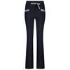 Zip73 Flair buckle navy denim detail Donkerblauw