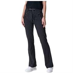 Zip73 Flair buckle pinsptripe black Zwart