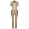 Zip73 Jumpsuit mesh gold Goud