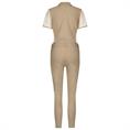 Zip73 Jumpsuit mesh gold Goud
