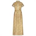 Zip73 Longdress leopard caramel Camel