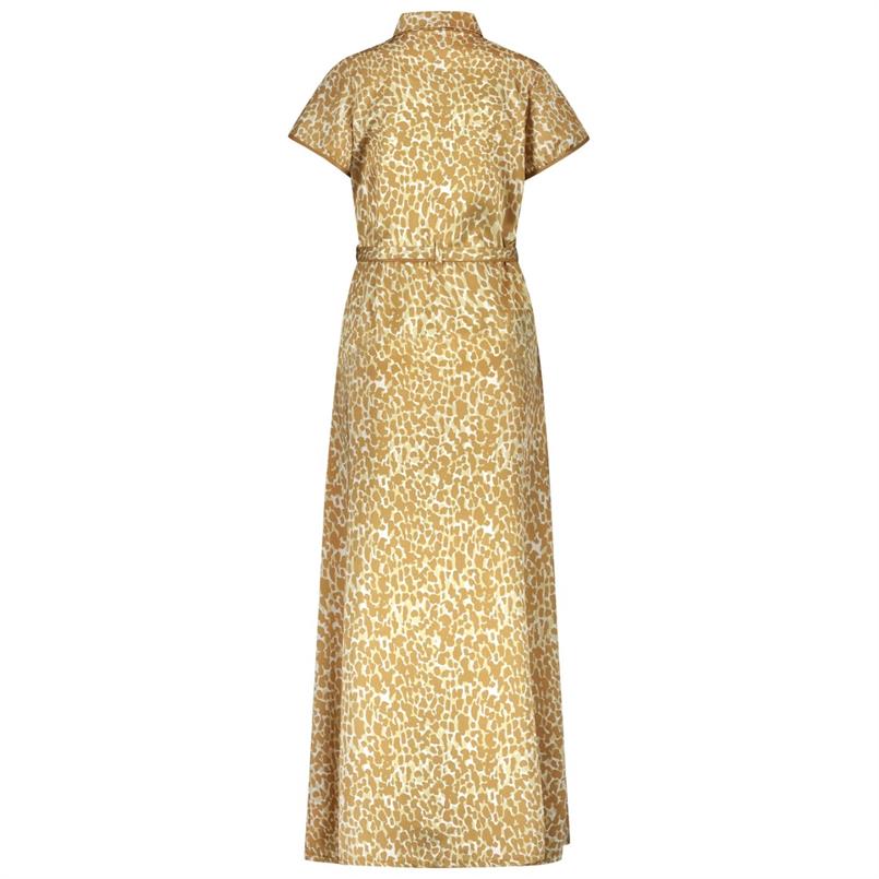 Zip73 Longdress leopard caramel Camel