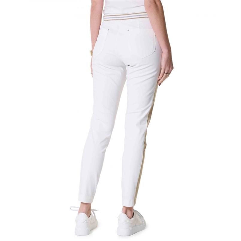Zip73 Pants board off-white/gold Transparant