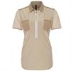 Zip73 Polo mesh gold Goud