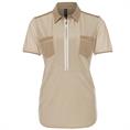 Zip73 Polo mesh gold Goud