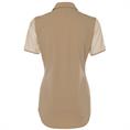 Zip73 Polo mesh gold Goud