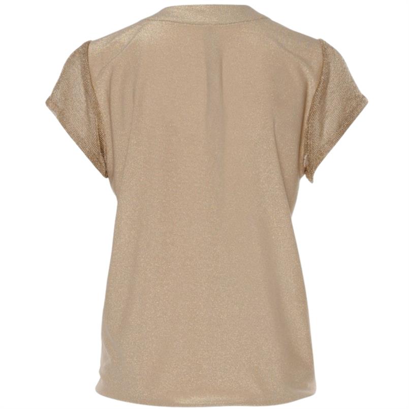 Zip73 Top 2-half gold/off-white Transparant