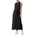 Zip73 Wrap skirt pinstripe black bet Zwart