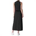 Zip73 Wrap skirt pinstripe black bet Zwart